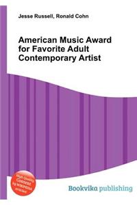 American Music Award for Favorite Adult Contemporary Artist