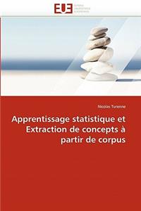 Apprentissage Statistique Et Extraction de Concepts À Partir de Corpus