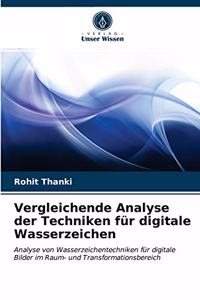 Vergleichende Analyse der Techniken für digitale Wasserzeichen