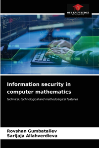 Information security in computer mathematics