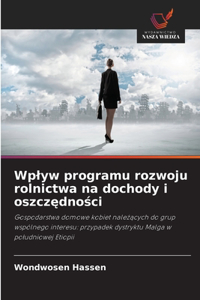 Wplyw programu rozwoju rolnictwa na dochody i oszczędności
