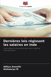 Dernières lois régissant les salaires en Inde