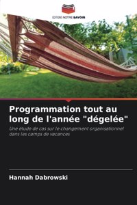 Programmation tout au long de l'année 