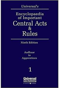 Encyclopaedia of Important Central Acts and Rules (Set of 32 Volumes)