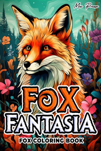 Fox coloring book