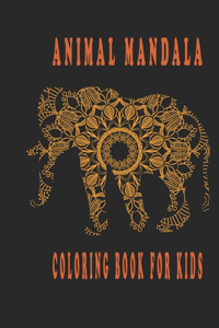 animal mandala coloring book for kids