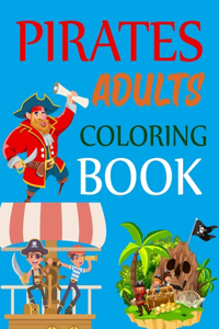 Pirates Adults Coloring Book