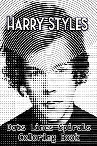 HARRY STYLES Dots Lines Spirals Coloring Book