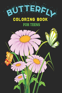 Butterfly Coloring Book for Teens