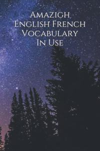 Amazigh English French Vocabulary in Use