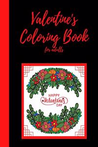 Valentine's Coloring Book for Adults