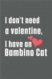 I don't need a valentine, I have a Bambino Cat