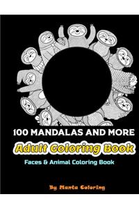 100 Mandalas And More Adut Coloring Book