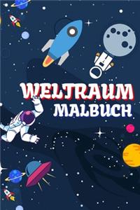 Weltraum Malbuch