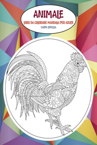 Libri da colorare Mandala per adulti - Carta spessa - Animale