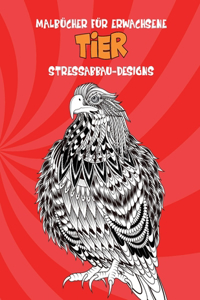 Malbücher für Erwachsene - Stressabbau-Designs - Tier