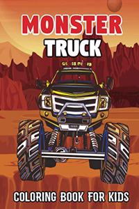 Monster Truck Coloring Book For Kids