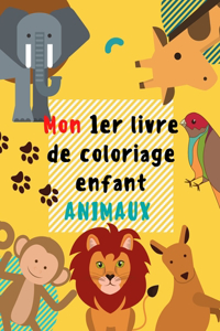 Mon 1er livre de coloriage enfant animaux