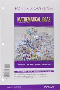 Mathematical Ideas with Integrated Review, Books a la Carte Edition, Plus Mylab Math Student Access Card and Sticker