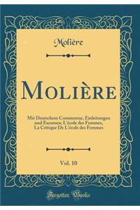 Molière, Vol. 10