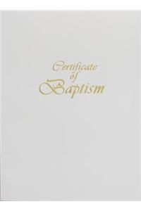 Steel-Engraved Youth/Adult Baptism Certificate