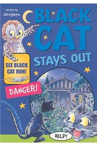 Rus Black Cat Stays Out