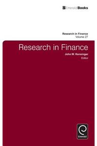 Research in Finance, Volume 27