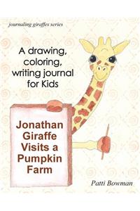 Jonathan Giraffe Visits a Pumpkin Farm