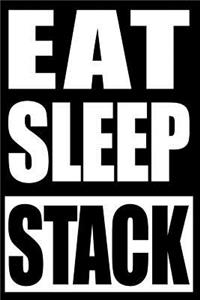 Eat Sleep Stack - Cool Notebook for a Sport Stacking Enthusiast