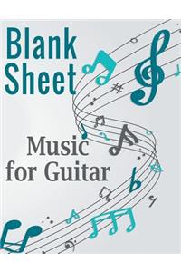 Blank Sheet Music For Guitar