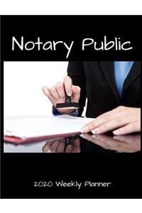 Notary Public 2020 Weekly Planner