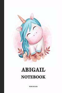 Abigail Wide Ruled Notebook
