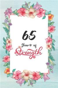 65th Birthday Journal