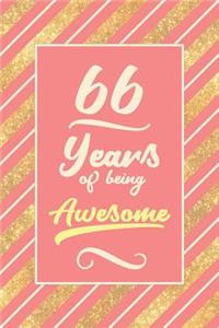 66th Birthday Journal