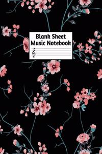 Blank Sheet Music Notebook