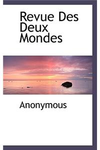 Revue Des Deux Mondes