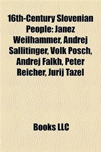 16th-Century Slovenian People