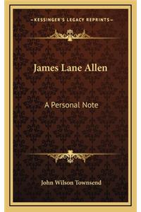 James Lane Allen