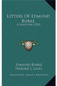 Letters Of Edmund Burke
