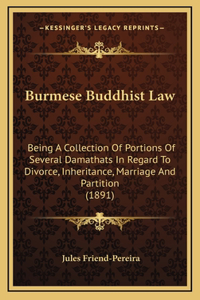 Burmese Buddhist Law