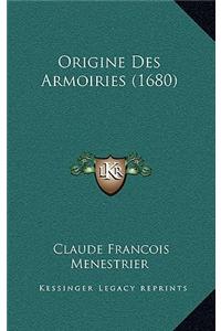 Origine Des Armoiries (1680)