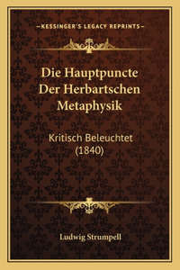 Hauptpuncte Der Herbartschen Metaphysik