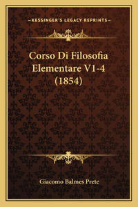 Corso Di Filosofia Elementare V1-4 (1854)