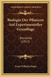 Biologie Der Pflanzen Auf Experimenteller Grundlage