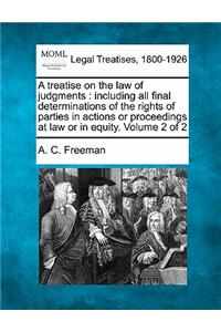 treatise on the law of judgments