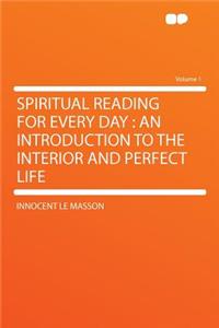Spiritual Reading for Every Day