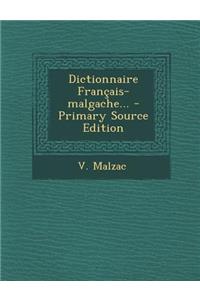 Dictionnaire Français-malgache...