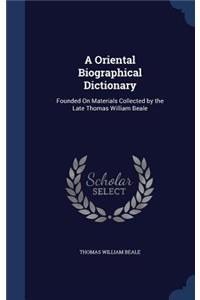 A Oriental Biographical Dictionary