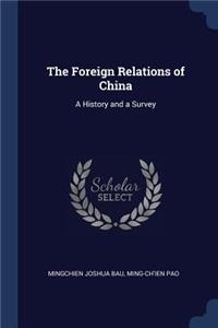 The Foreign Relations of China