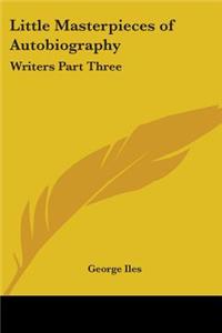 Little Masterpieces of Autobiography